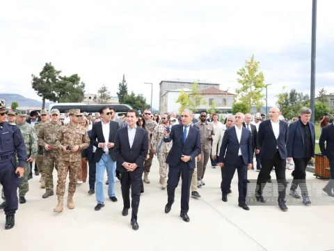Xarici diplomatlar Qarabağ Universitetinin fəaliyyəti ilə tanış olublar