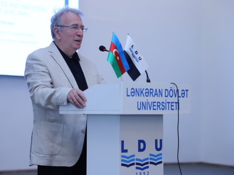 Dünya şöhrətli&nbsp;alim Məsud Əfəndiyev LDU-da&nbsp;elm və təhsilin populyarlaşması mövzusunda seminar keçirib
