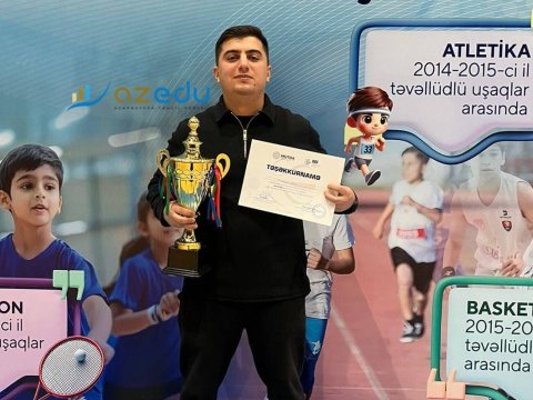 Çempionlar hazırlayan idman müəllimi: "Sertifikasiya nəticəm maksimum olacaq"