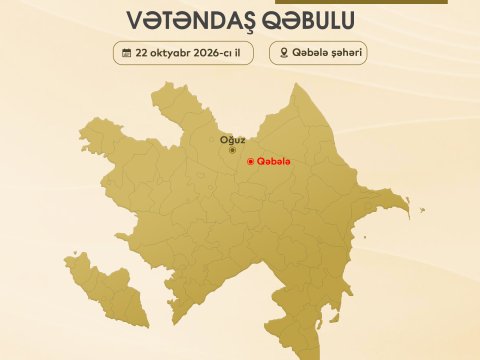 Nazir müavini&nbsp;Qəbələdə vətəndaşları qəbul edəcək