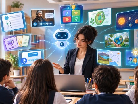 Müəllimlərə uğur qazandıracaq&nbsp;süni intellekt məzmunları - Fərqli materialları necə yaradaq?