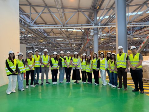 ADNSU tələbələri istehsalat prosesini real mühitdə öyrəniblər