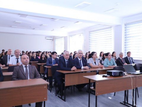 Hakim, müəllim və tələbə eyni platformada - LDU-da hüquqi müzakirə