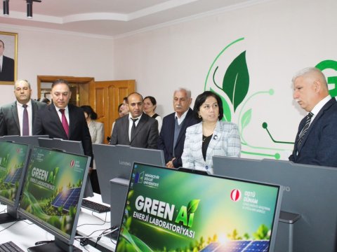 MDU-da regionun ilk &ldquo;GreenAI&rdquo; Günəş Enerji Laboratoriyasının açılışı olub