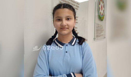İmtahandan maksimum bal toplayan Çiçək: Hüquqşünas olmaq istəyirəm