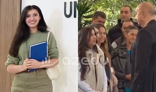 Prezidentlə səmimi söhbət edən Aysel: Qarabağda təhsil almaq paytaxtdan daha yaxşıdır - MÜSAHİBƏ
