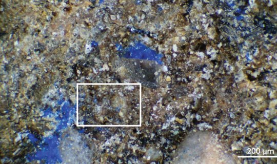 В находке возрастом 13 тысяч лет обнаружен синий пигмент