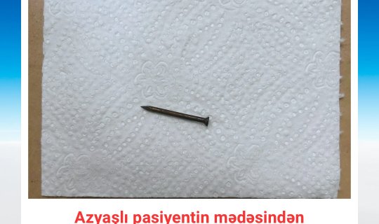 Küçüğün midesinden çivi çıkarıldı -&nbsp;FOTO