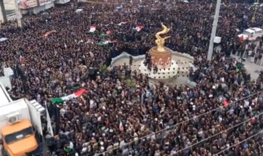 Funeral ceremony for 168 students held in Iran