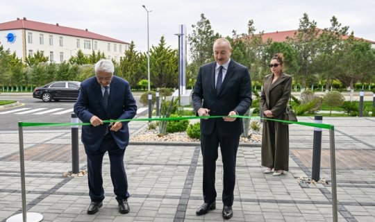 President Attended the Opening of the Training Center at the National Aviation Academy
