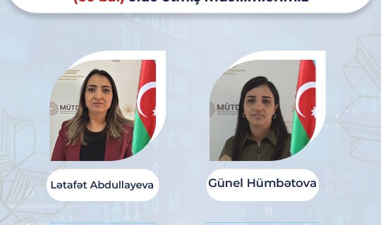 Sertifikasiyadan 60 bal toplayan MÜƏLLİMLƏR