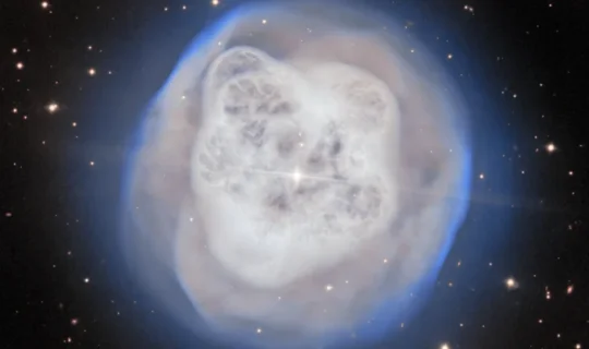 A unique image of a dying star has been recorded