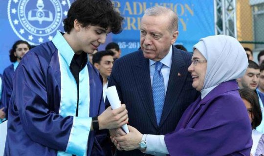 Erdoğan's grandson graduated