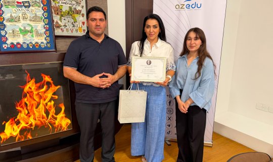 “Firidun bəy Köçərli” mükafatı İlahə Həmidovaya təqdim edilib