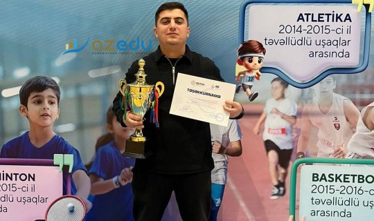 Çempionlar hazırlayan idman müəllimi: "Sertifikasiya nəticəm maksimum olacaq"