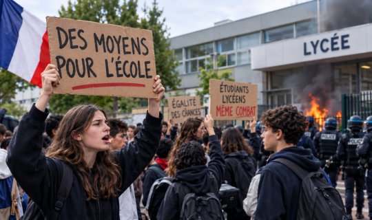 “They don't listen to us” - BEHIND THE SCENES of student protests in France