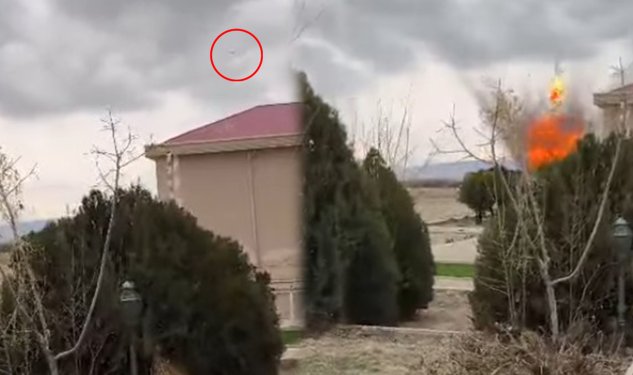 Naxçıvanda dron düşən məktəbdə tədris davam etdirilir