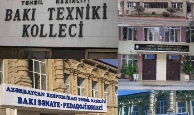 Azərbaycan universitetlərinin nəzdində hansı kolleclər var? - SİYAHI