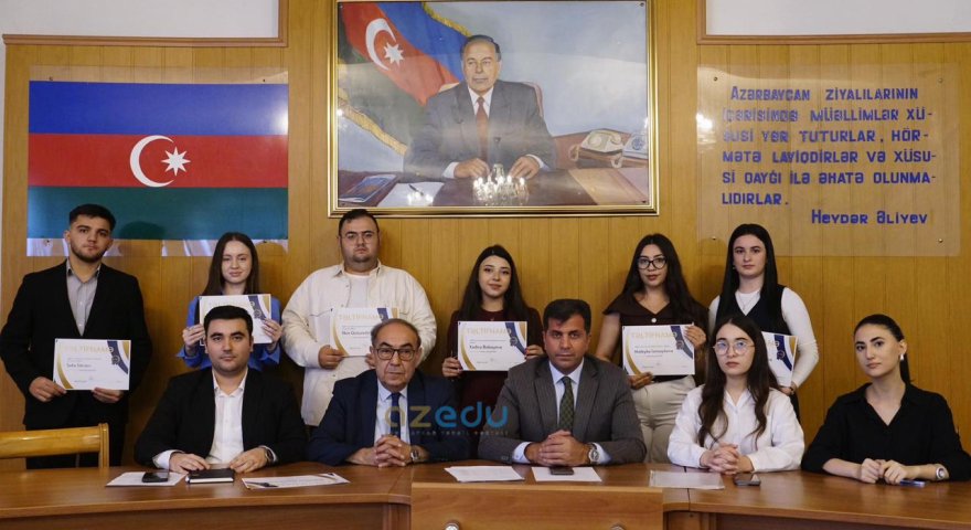 ADPU-nun “Brend tələbə”ləri mükafatlandırıldı - FOTO 