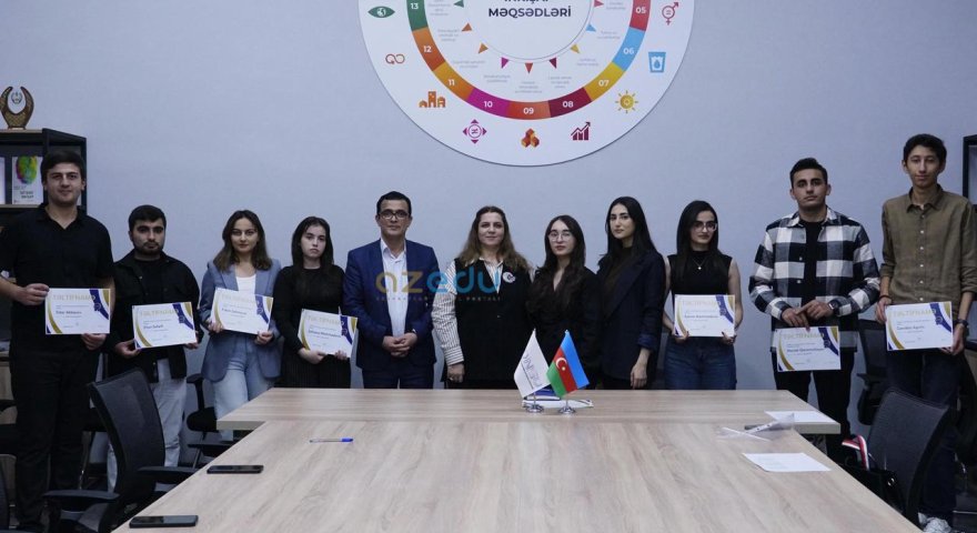 ADNSU-nun “Brend tələbə”ləri mükafatlandırıldı - FOTO 