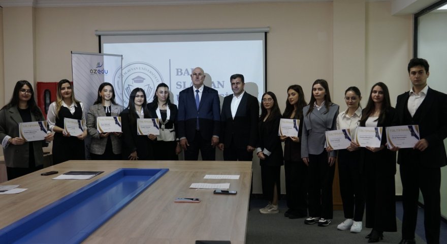 BSU-nun"Brend tələbə"ləri mükafatlandırılıb - FOTOLAR