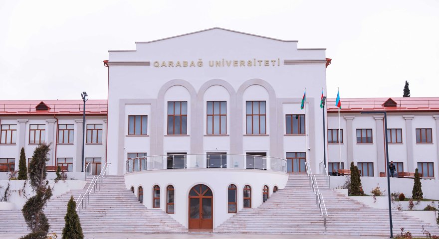 Qarabağ Universitetinin yeni korpusu TİKİLİR - FOTO
