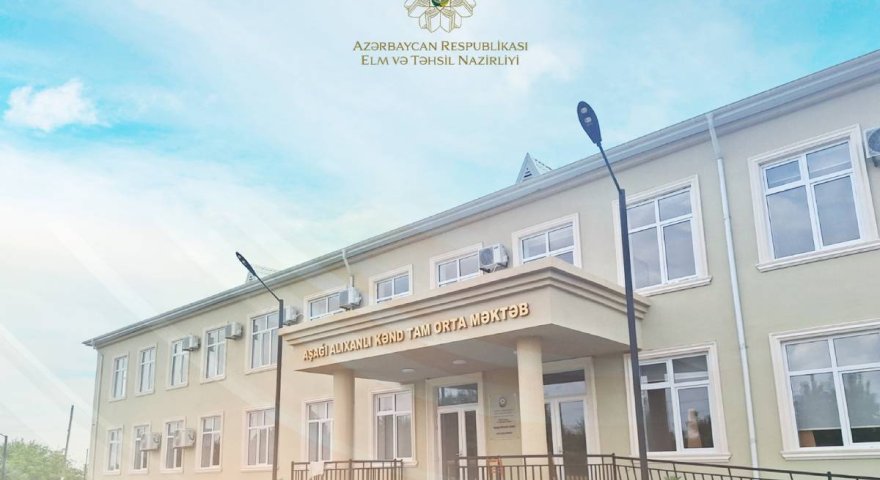 Təmirdən sonra Aşağı Alıxanlı kənd tam orta məktəbi istifadəyə VERİLİB