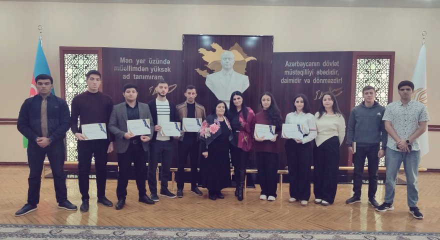 GDU-nun "Brend tələbə"ləri mükafatlandırılıb - FOTOLAR
