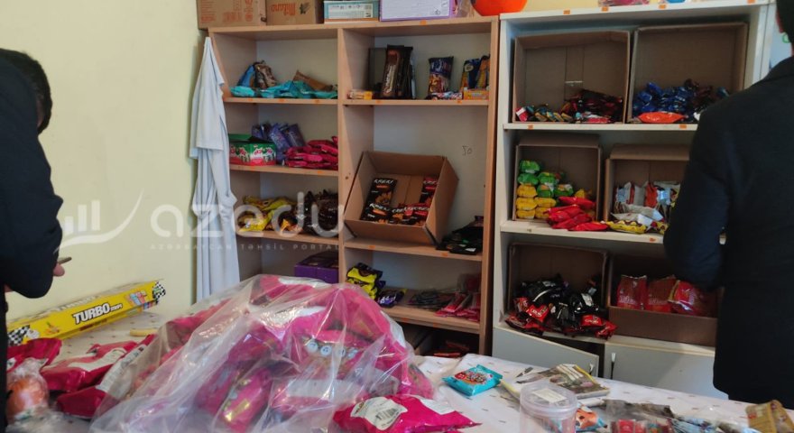 10 şagirdin zəhərləndiyi məktəbdə bufet BAĞLANDI