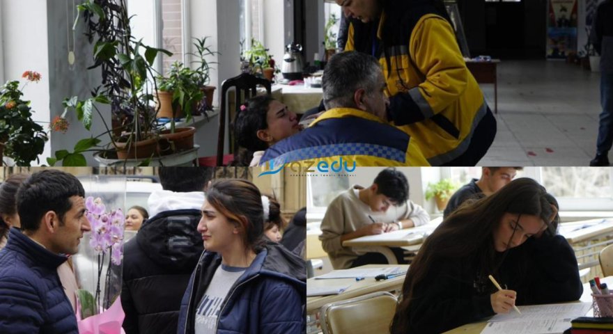 Həyəcandan halı dəyişənlər, imtahandan çıxanda ağlayanlar... - Buraxılışdan REPORTAJ