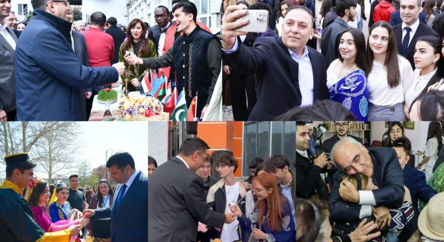 Rektorlar tələbələrlə Novruz bayramını belə QEYD ETDİ - FOTOLAR