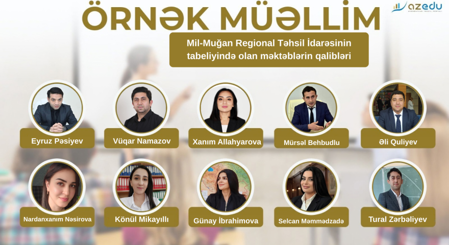 Mil-Muğan regionunun &ldquo;Örnək müəllim&rdquo;ləri&nbsp;