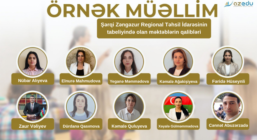 Şərqi Zəngəzurun "Örnək müəllim"ləri - SİYAHI