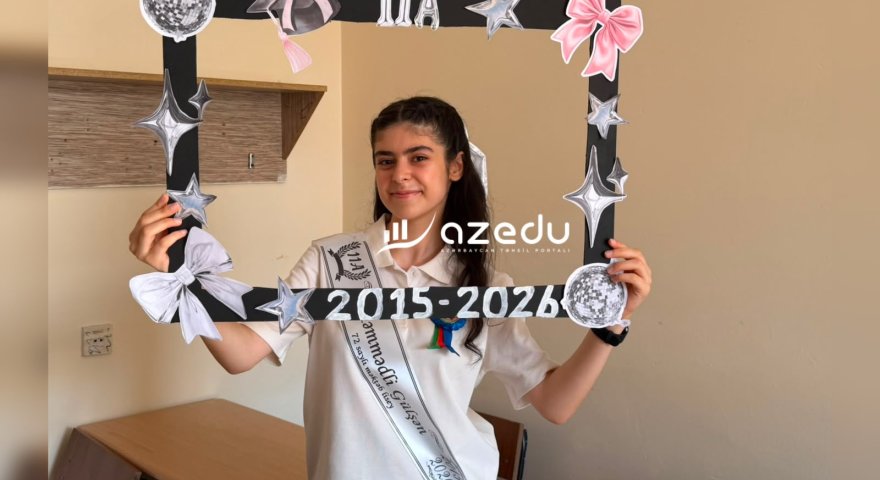 16 yaşında 621 bal toplayan ən gənc TƏLƏBƏ:&nbsp;&ldquo;Başqaları oyun oynayanda mən dərs oxuyurdum&rdquo;
