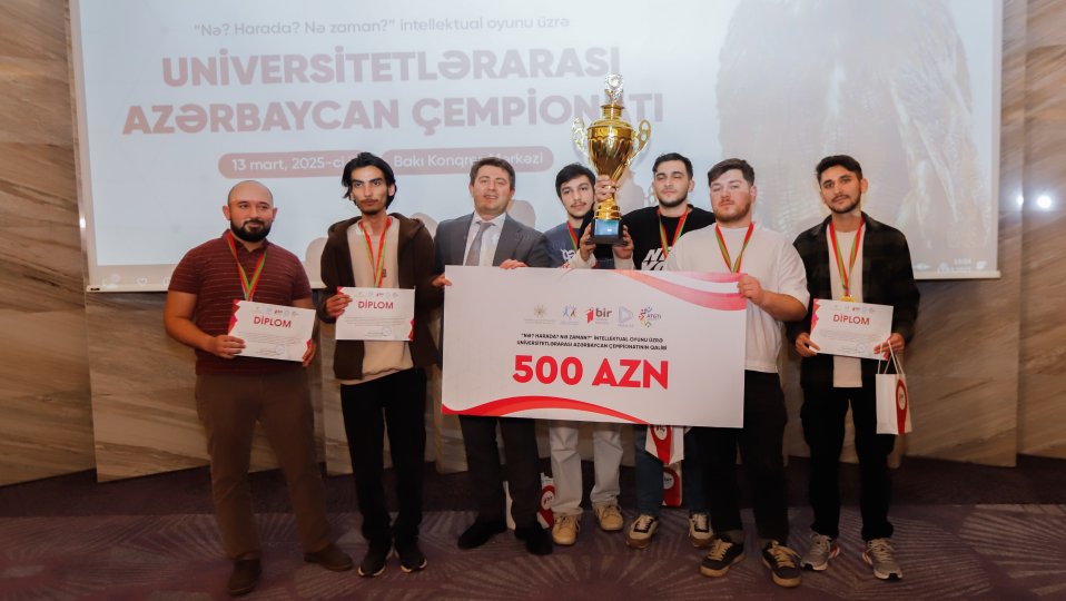 İntellektual oyun üzrə Universitetlərarası Azərbaycan Çempionatının qalibləri elan olunub