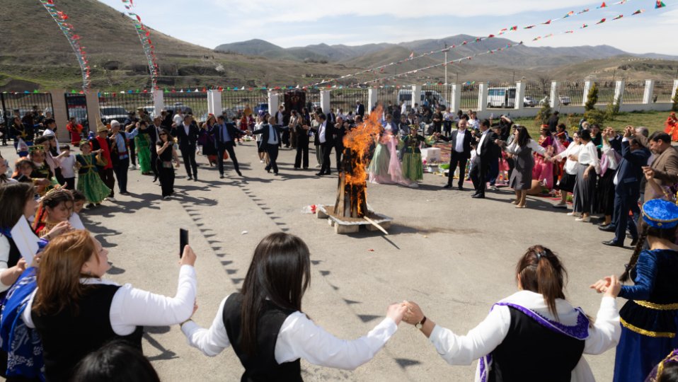 32 il sonra Cəbrayıl məktəbində Novruz sevinci yaşanıb