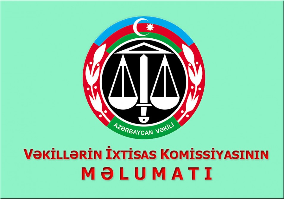 Vəkillər Kollegiyasının üzvü olmaq istəyənlərin sənədlərinin qəbuluna aprelin 16-dan başlanacaq
