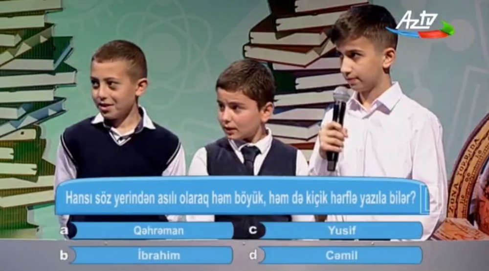 “Hazırcavablar” teleoyununun növbəti qalibi müəyyənləşib