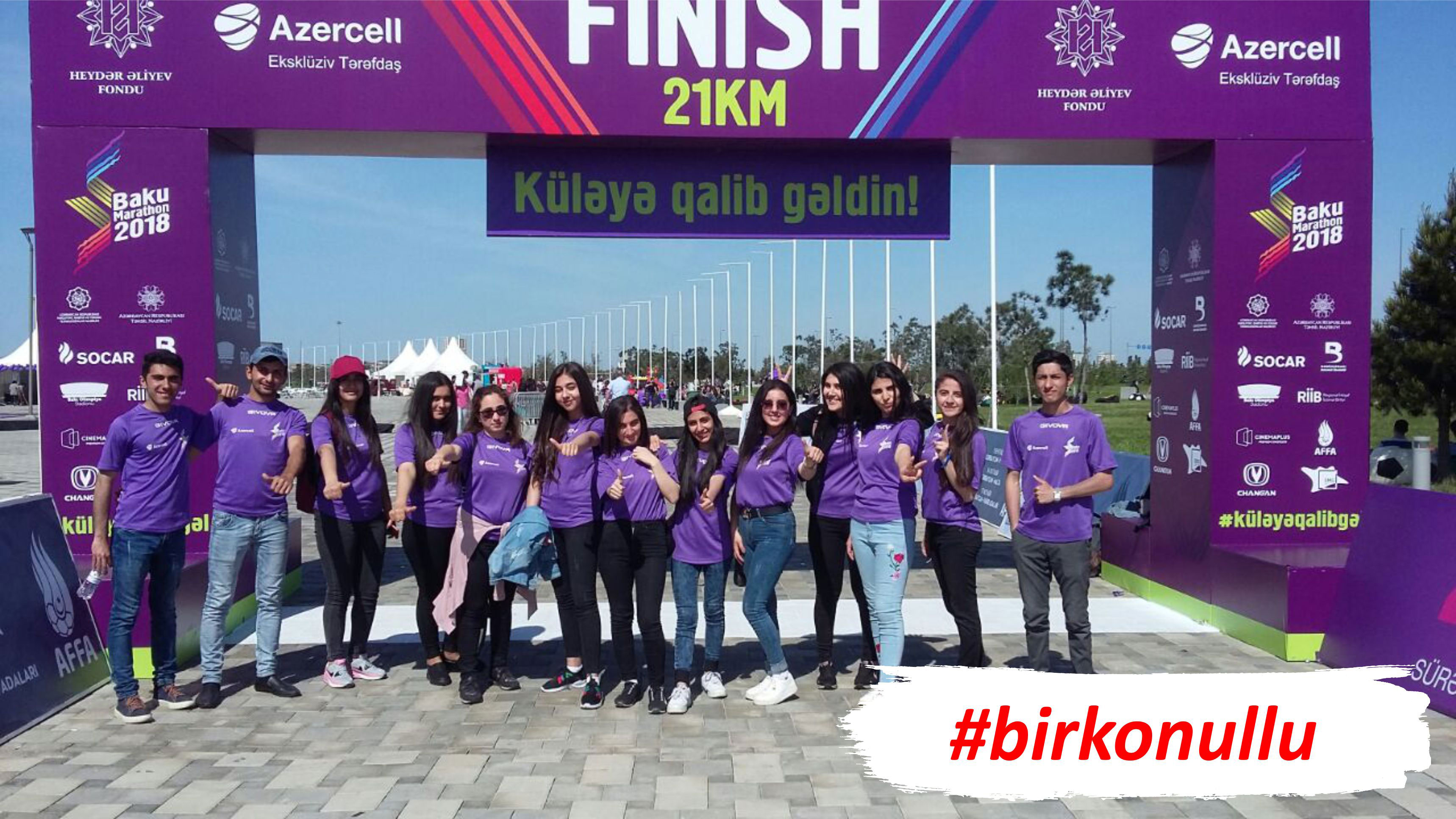 500-ə yaxın tələbə-könüllü “Bakı Marafonu 2018”-ə dəstək verib  