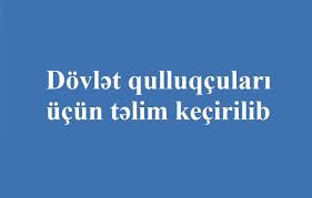 Təhsil Nazirliyində təlim keçirilib