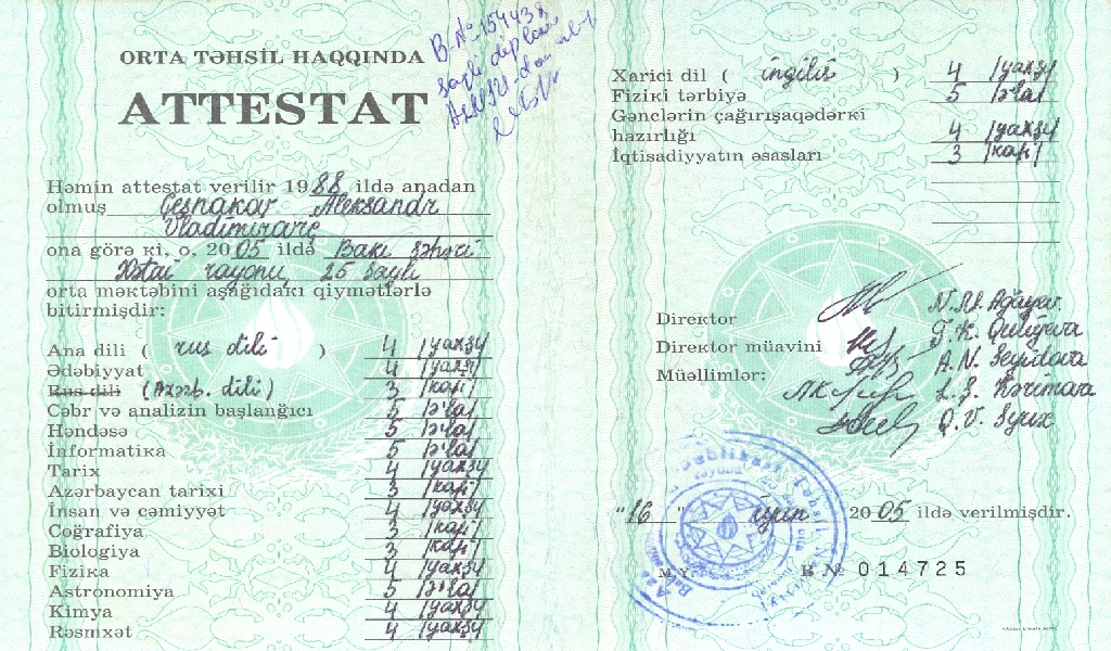 XI sinif şagirlərinin attestatları yaxın günlərdə veriləcək - RƏSMİ  