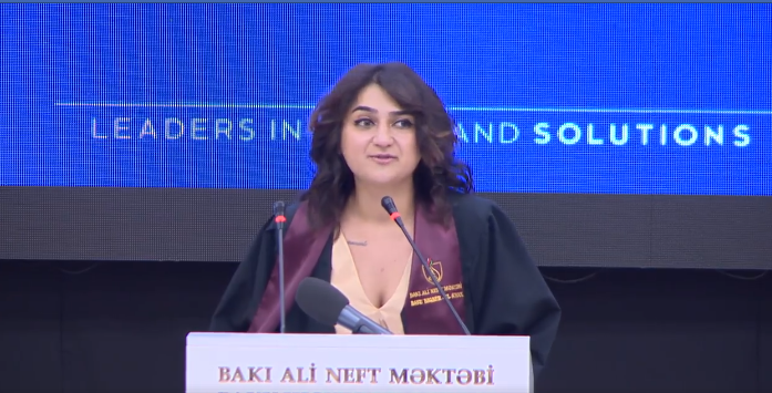 Bakı Ali Neft Məktəbin məzunu 7500 namizəd arasında  fərqləndi - VİDEO