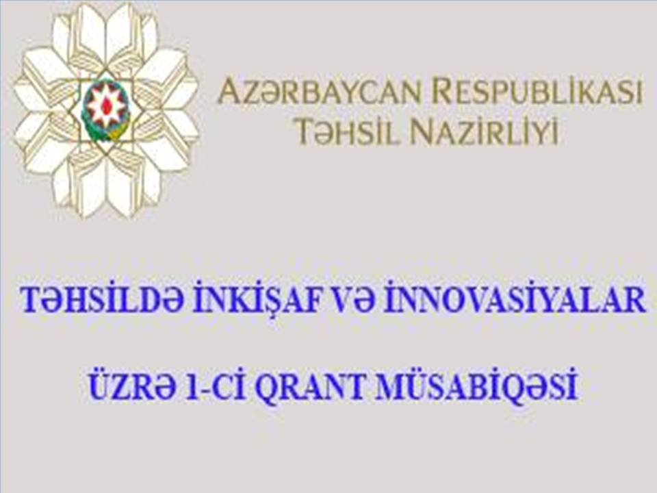 Qrant müsabiqəsində ən az məbləğ bu mövzuya ayrılıb