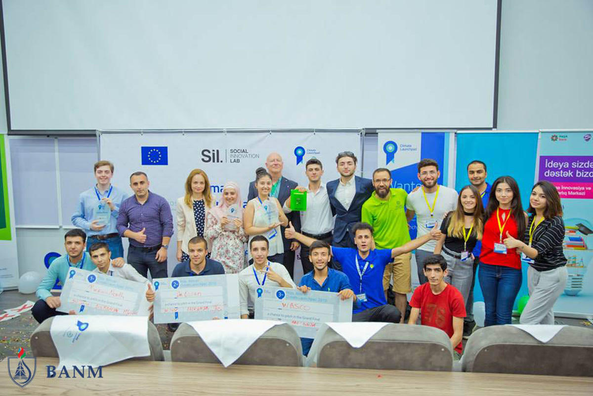 BANM-ın tələbələri “ClimateLaunchpad Azerbaijan 2018”in qalibi olublar - FOTOLAR