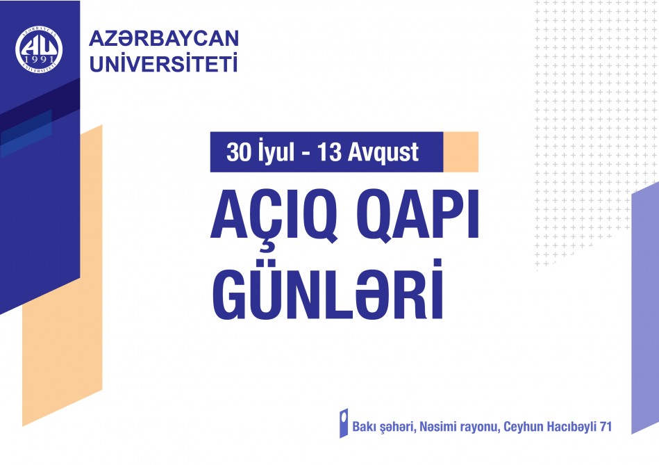 Bu universitet abituriyentləri “açıq qapı” günlərinə dəvət edir