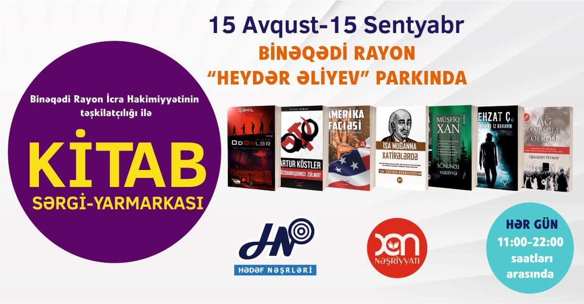Hədəf Nəşrləri bir aylıq kitab sərgisinə başlayır