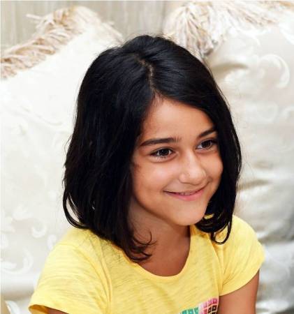 Elçin Quliyev at çapan 9 yaşlı qızla görüşdü - Atasını işə götürdü, Foto-Video