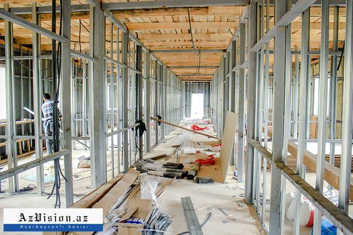 Qəbələdə 1400 metr yüksəklikdə tikilən məktəb - FOTOLAR  