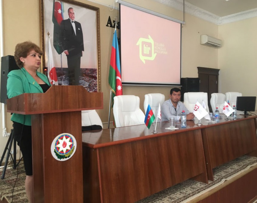 Təhsil Nazirliyinin “Bir” Tələbə-Könüllü Proqramının Gəncədə təqdimatı olub  