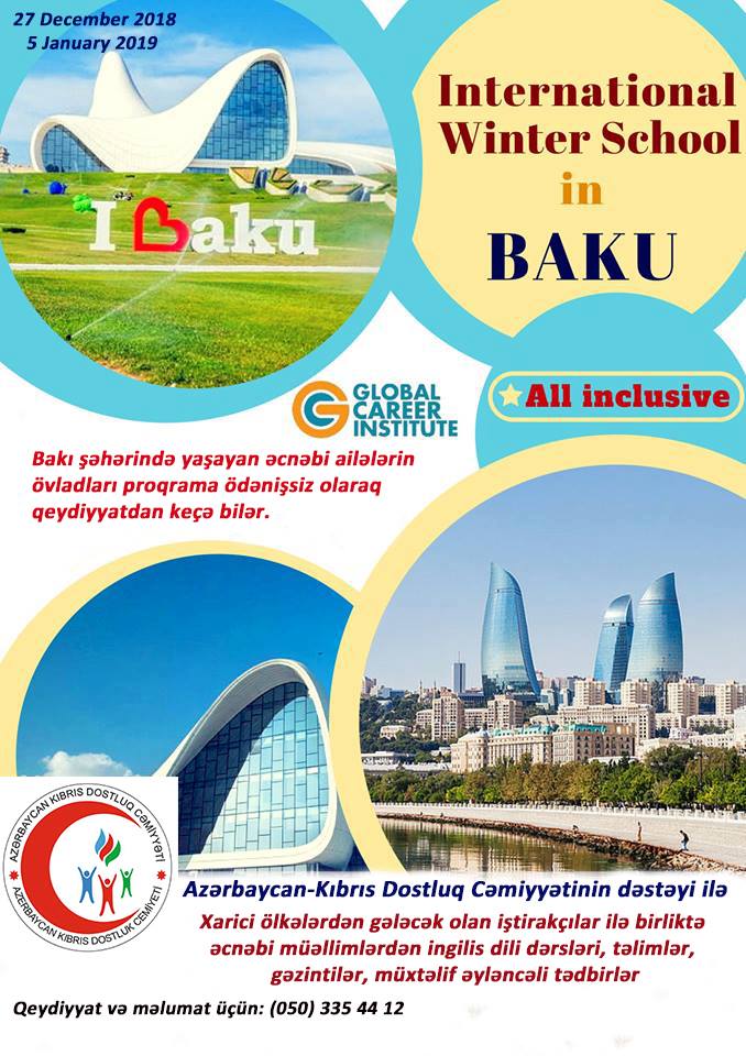 Əcnəbiləri Bakıya toplayan Beynəlxalq Qış Məktəbindən MÜRACİƏT: “Bu şagirdləri bizə yönəldin”